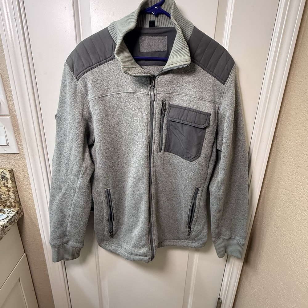 Marmot Jacket Mens Large L Fleece Full Zip Backroad Elbow Shoulder Pads Patch